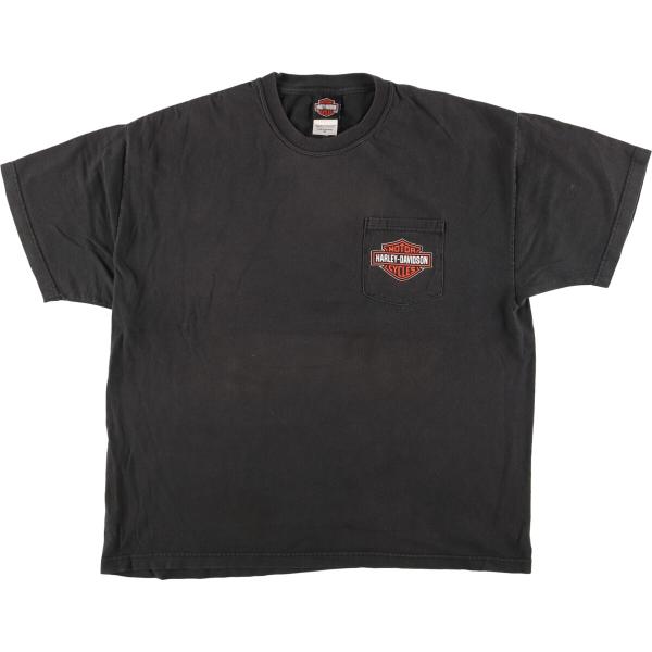 古着 00年代 ハーレーダビッドソン Harley-Davidson モーターサイクル バイクTシャ...