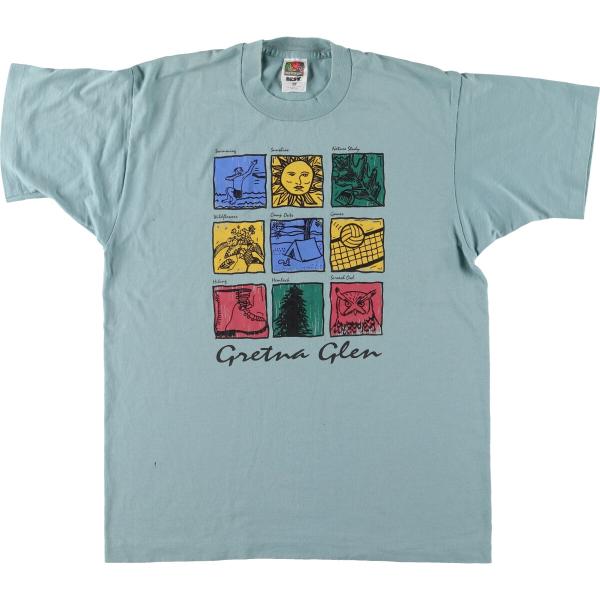 古着 90年代 フルーツオブザルーム FRUIT OF THE LOOM プリントTシャツ USA製...