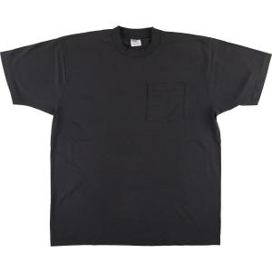 古着 90年代 BVD 無地ポケットTシャツ USA製 メンズXL ヴィンテージ /eaa450642｜jamtrading1