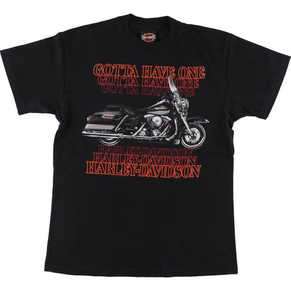 古着 90年代 ハーレーダビッドソン Harley-Davidson モーターサイクル バイクTシャ...