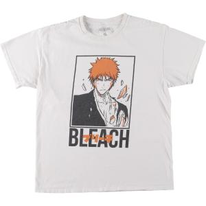 古着 BLEACH ブリーチ アニメ キャラクタープリントTシャツ メンズL /eaa450963｜jamtrading1