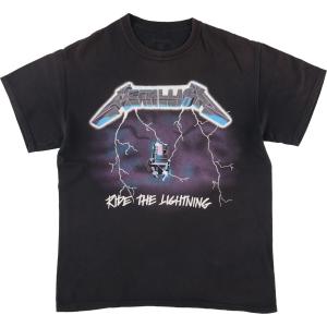 古着 METALLICA メタリカ RIDE THE LIGHTNING バンドTシャツ バンT メンズM /eaa451253｜jamtrading1