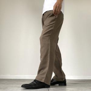 古着 ドッカーズ DOCKERS Khakis ツータック コットン×リネン 古着 ドッカーズ DOCKERS Khakis ツータック コットン×リネン