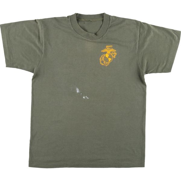 古着 USMC アメリカ海兵隊 ミリタリープリントTシャツ メンズM ヴィンテージ /eaa4518...