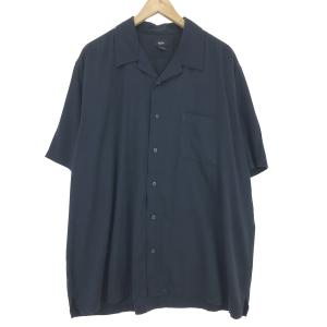 古着 MOSSIMO オープンカラー 半袖 レーヨンシャツ メンズL /eaa452237｜jamtrading1