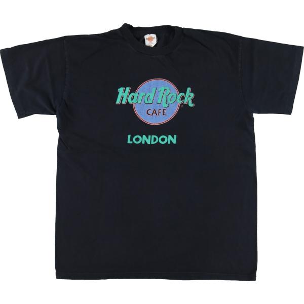 古着 90年代 HARD ROCK CAFE ハードロックカフェ アドバタイジングTシャツ 英国製 ...