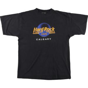 古着 90年代 HARD ROCK CAFE ハードロックカフェ アドバタイジングTシャツ メンズL ヴィンテージ /eaa452336｜jamtrading1