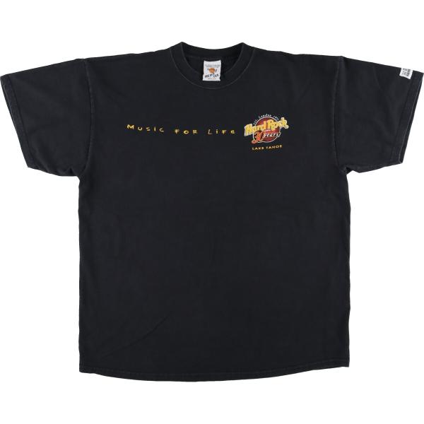 古着 90年代 HARD ROCK CAFE ハードロックカフェ アドバタイジングTシャツ USA製...