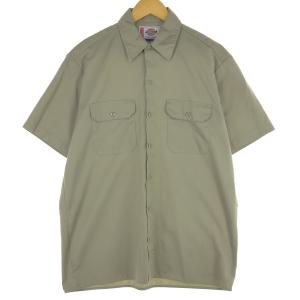 古着 ディッキーズ Dickies A LEGEND IN WORK 半袖 ワークシャツ メンズM /eaa452596｜jamtrading1