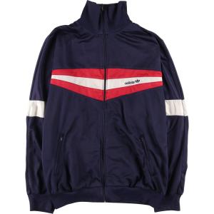 古着 80~90年代 アディダス adidas ジャージ トラックジャケット メンズXL ヴィンテージ /eaa452603｜jamtrading1