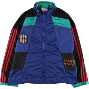 古着 80年代 アディダス adidas ジャージ トラックジャケット メンズM ヴィンテージ /eaa452607｜jamtrading1