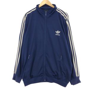 古着 90年代 アディダス adidas トレフォイルロゴ バックロゴ ジャージ トラックジャケット メンズXL ヴィンテージ /eaa452618｜jamtrading1