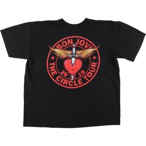 古着 BON JOVI ボンジョヴィ バンドTシャツ バンT メンズXL /eaa452889｜jamtrading1