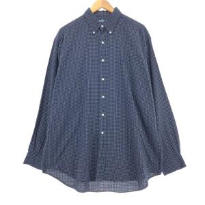 古着 ラルフローレン RALPH LAUREN BLAKE 長袖 ボタンダウンチェックシャツ メンズXL /eaa453423｜jamtrading1