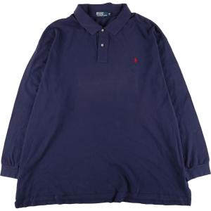 古着 ラルフローレン Ralph Lauren POLO by Ralph Lauren 長袖 ポロシャツ フリーサイズ /eaa453636｜jamtrading1