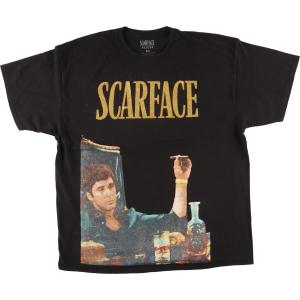 古着 SCARFACE スカーフェイス 大判プリント 映画 ムービーTシャツ メンズXXL /eaa453915｜jamtrading1