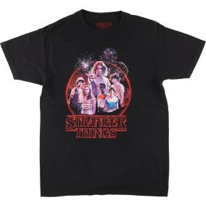 古着 NETFLIX STRANGER THINGS ストレンジャーシングス 映画 ムービーTシャツ メンズM /eaa453917｜jamtrading1