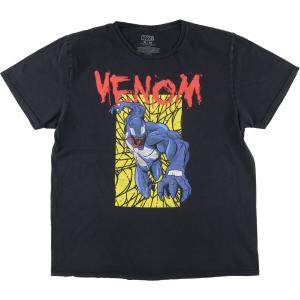 古着 VENOM ヴェノム アニメ キャラクタープリントTシャツ メンズXL /eaa453956｜jamtrading1