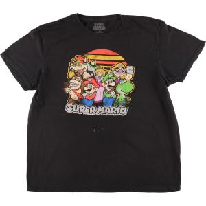 古着 SUPER MARIO スーパーマリオ キャラクタープリントTシャツ メンズXL /eaa453957｜jamtrading1