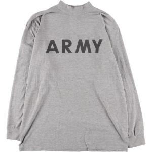 古着 U.S.ARMY モックネック ロングTシャツ ロンT メンズL /eaa454091｜jamtrading1