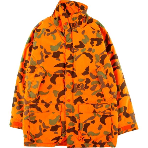 古着 80年代 ウールリッチ WOOLRICH 迷彩柄 中綿ジャケット パファージャケット USA製...