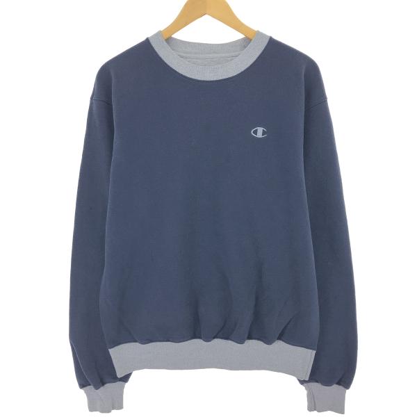 古着 チャンピオン Champion ECO ワンポイントロゴスウェットシャツ トレーナー メンズM...
