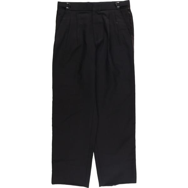 古着 ツータック スラックスパンツ メンズw34相当  /eaa468736