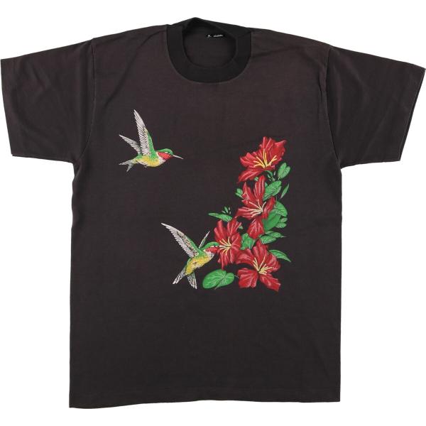 古着 鳥柄 アニマルTシャツ USA製 メンズM相当 ヴィンテージ /eaa469278 【SS25...