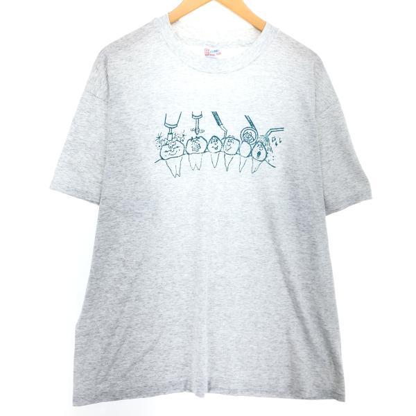 古着 90年代 ヘインズ Hanes HEAVYWEIGHT 50/50 プリントTシャツ USA製...