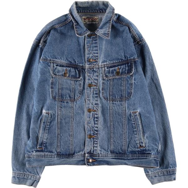 古着 90年代 ラングラー Wrangler デニムジャケット Gジャン メンズL相当 ヴィンテージ...