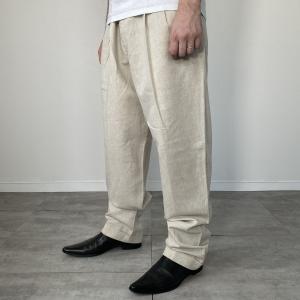 claiborne リネン/コットン　ツータックスラックス　黒31/30 古着. claiborne リネン/コットン ツータックスラックス 黒 31/30 古着