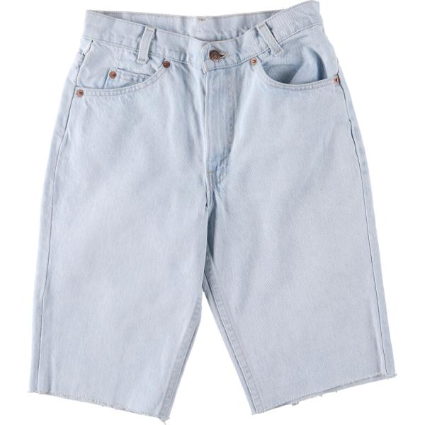古着 00年代 リーバイス Levi&apos;s STUDENT カットオフ デニムハーフパンツ USA製 ...