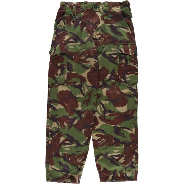 古着 イギリス軍実品 迷彩柄 DPMカモ ミリタリー カーゴパンツ コンバットパンツ 80/84/1...