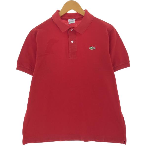古着 ラコステ LACOSTE フランス企画 半袖 ポロシャツ 5 メンズL相当 /eaa47655...