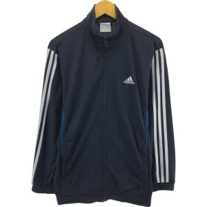 adidas / 80s/デサント製/トラックジャケット/ジャージ/M/ポリエステル/NVY/ATS-43 adidas◇80s/デサント製/トラックジャケット/ジャージ/M/ポリエステル