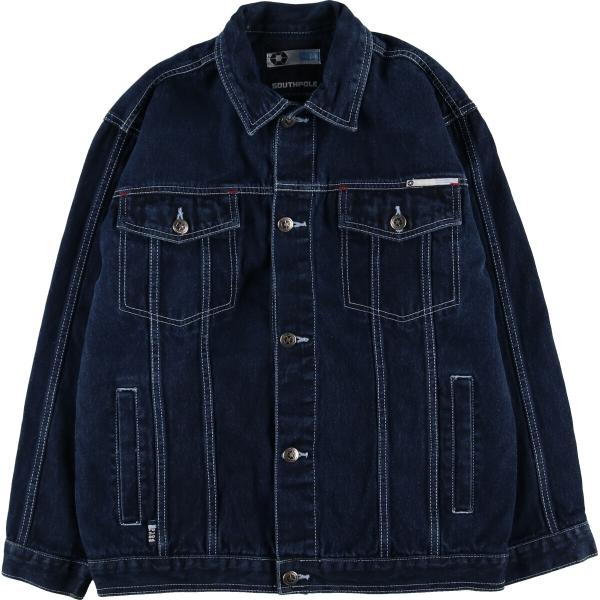 古着 90年代 SOUTHPOLE デニムジャケット Gジャン メンズM相当 ヴィンテージ /eaa...