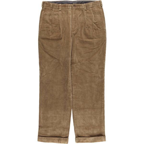 古着 ブルックスブラザーズ Brooks Brothers ELLIOT 太畝 ツータック コーデュ...