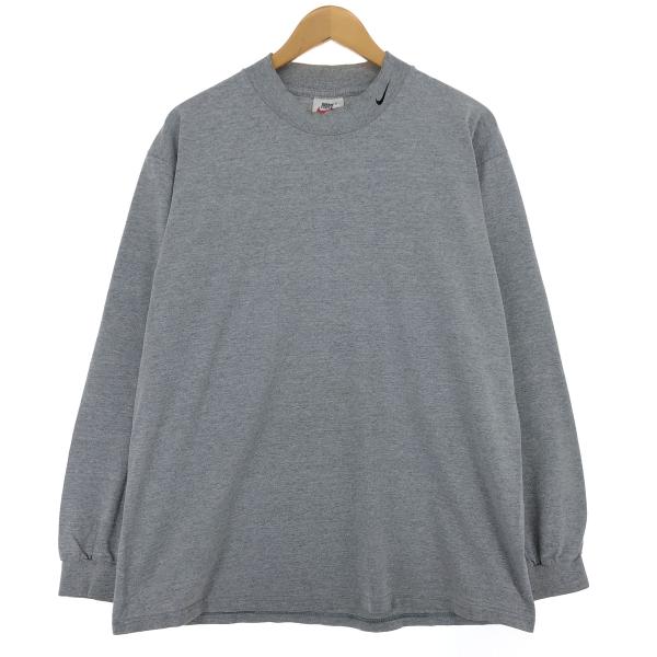 古着 90年代 ナイキ NIKE ハイネック ロングTシャツ ロンT USA製 メンズL相当 ヴィン...