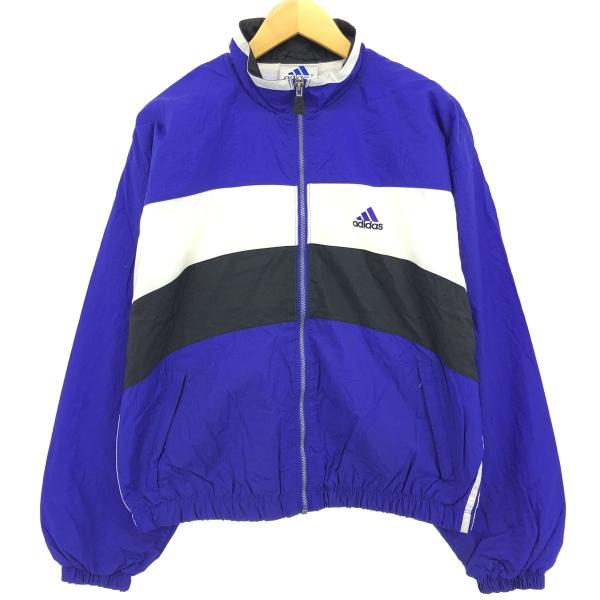 古着 90年代 アディダス adidas ウインドブレーカー メンズL相当 ヴィンテージ /eaa4...