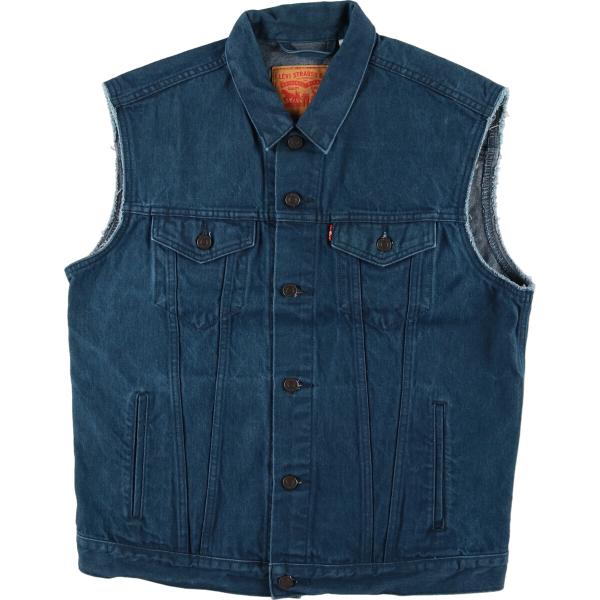 古着 リーバイス Levi&apos;s カットオフ デニムベスト メンズL相当 /eaa481166 【SS...