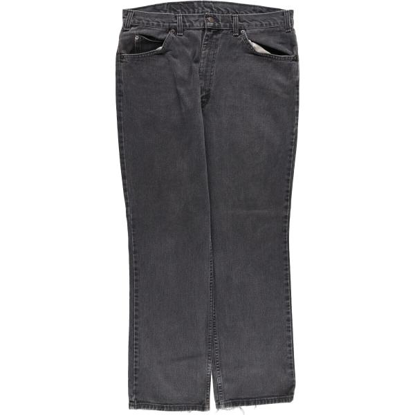古着 90年代 リーバイス Levi&apos;s オレンジタブ ブラックデニム ストレートデニムパンツ カナ...