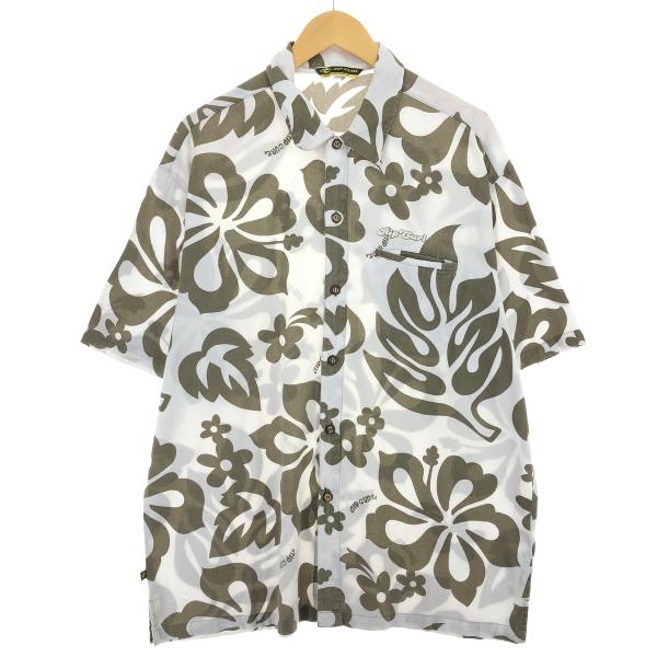 古着 RIP CURL 総柄 ハワイアンアロハシャツ メンズXL相当 /eaa481623 【SS2...