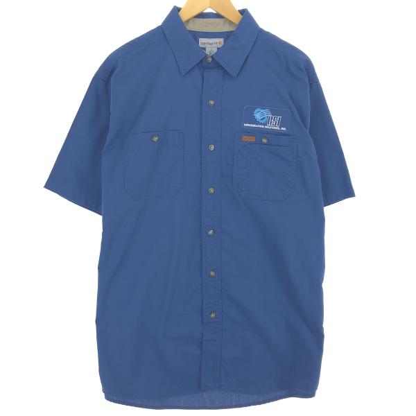 古着 カーハート Carhartt 半袖 ワークシャツ メンズL相当 /eaa485035 【SS2...