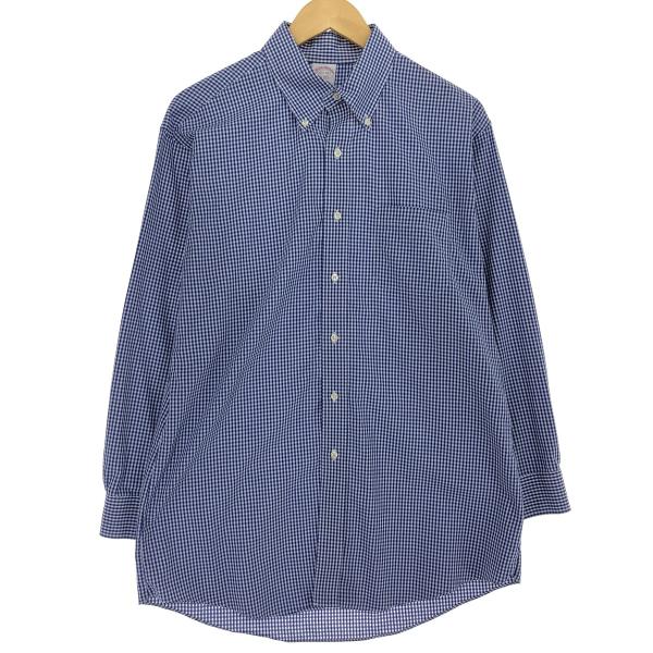 古着 ブルックスブラザーズ Brooks Brothers Est.1818 ギンガムチェック 長袖...