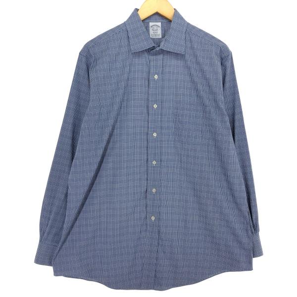 古着 ブルックスブラザーズ Brooks Brothers Est.1818 ワイドカラー 長袖 コ...