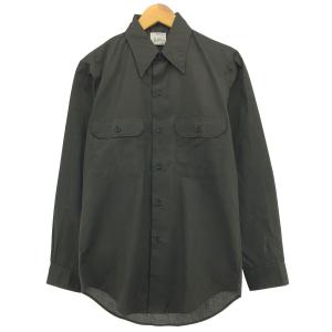 テンダーロイン　アーミーシャツ　ブラック MILITARY 実物 新品 デッドストック チェコ軍 フライフロント ワーク