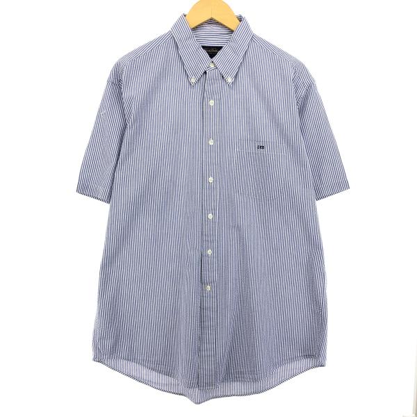 古着 ブルックスブラザーズ Brooks Brothers Est.1818 半袖 ボタンダウン ス...