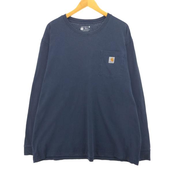古着 カーハート Carhartt ロングTシャツ ロンT メンズXL相当 /eaa486105 【...