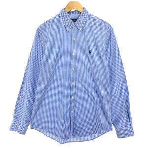 【美品】✨ ポロラルフローレン ボタンダウン ストライプ 刺繍 POLO RALPH LAUREN ラルフローレン 美品 ストライプ柄 長袖