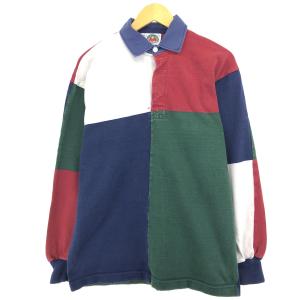 古着 カナダ製 BARBARIAN バーバリアン マルチパネル ラガーシャツ BARBARIAN（バーバリアン）ラガーシャツ -ACADIA STRIPE